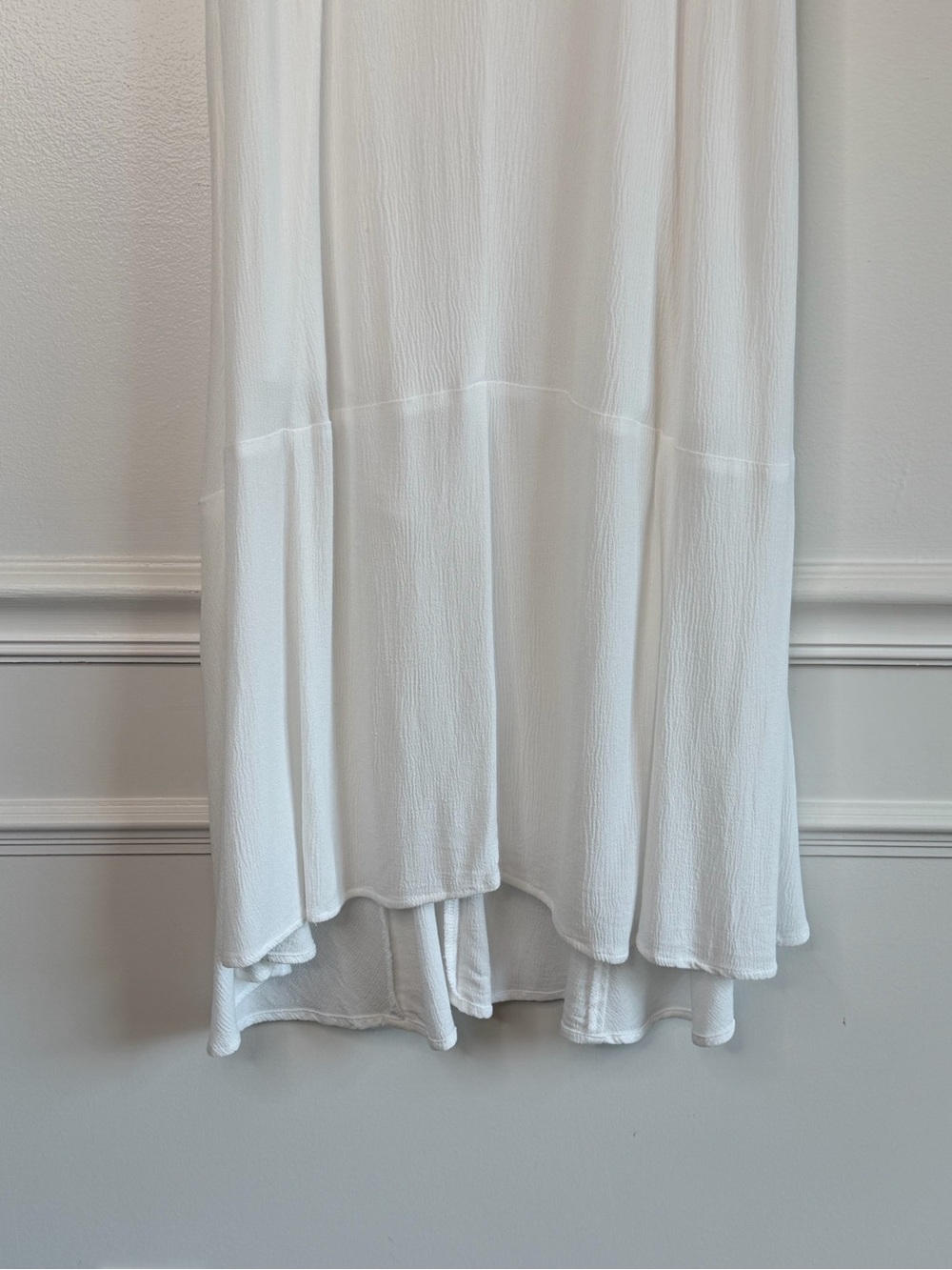 NEW Democracy Tassel and Lace Detail Lined Midi Dress in White Womenβs Size S - Picture 4 of 15